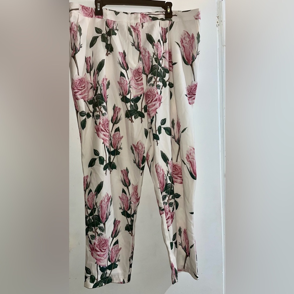 Floral Print Pants